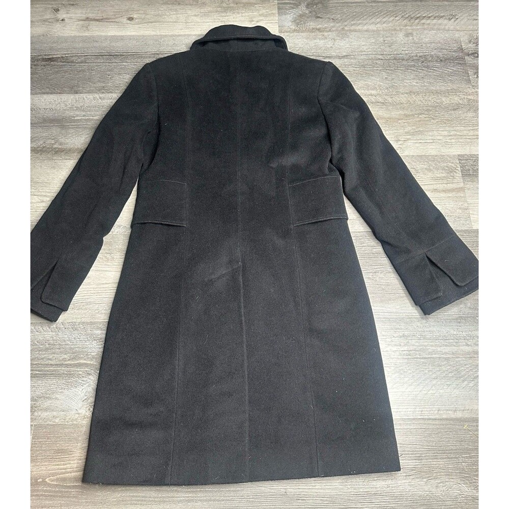 Jones New York Wool Blend Tailored Mid Length Walker Dress Coat Black Women’s/ 8 - Picture 2 of 8